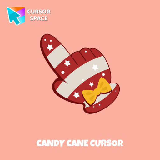 Candy Cane cursor pointer cursor